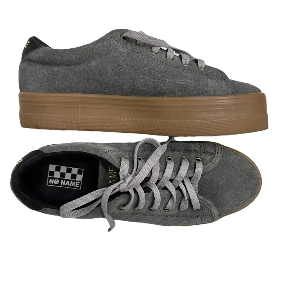 No Name Brand Plato 40mm Canvas Platform Sneakers